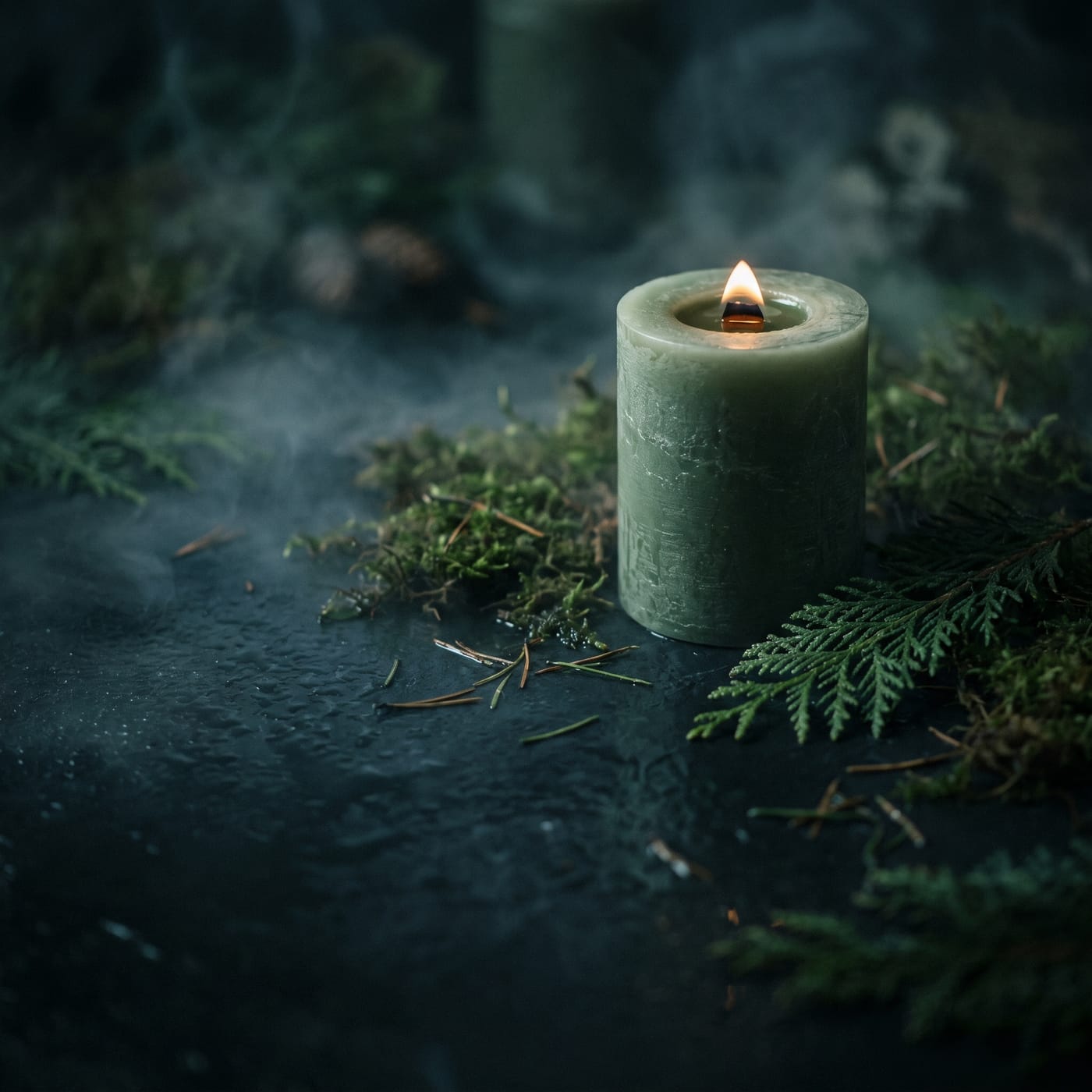 Wald im Nebel — Duftkerze von TEJA ATELIER